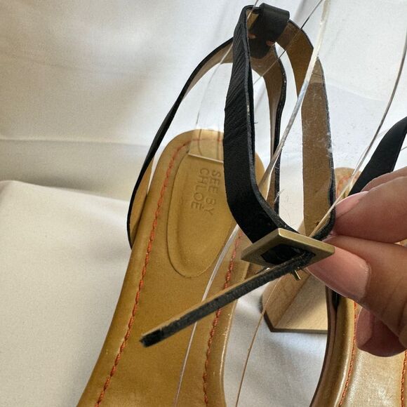 See by Chloe Ankle Strap Heels Black - Picture 6 of 14